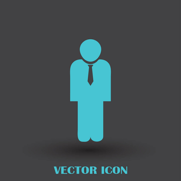 Icône web vectoriel homme d'affaires
 - Vecteur, image