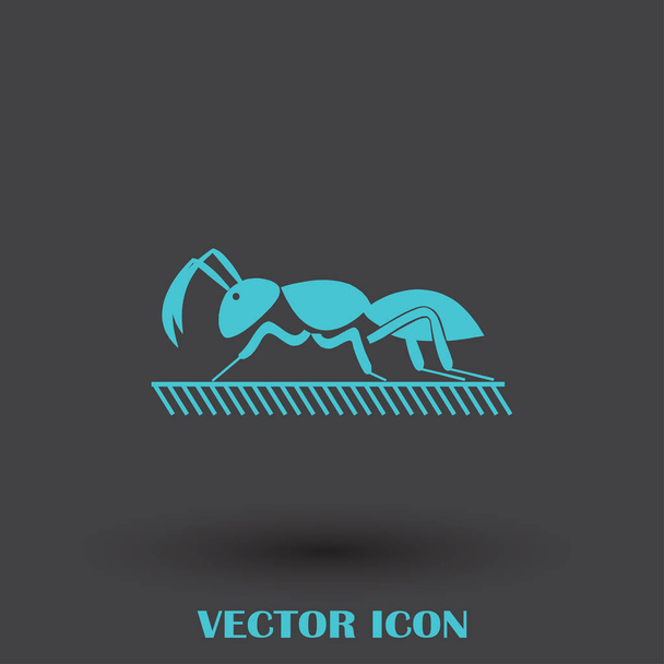 ikona ANT. owad znak - Wektor, obraz
