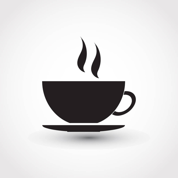 taza de café vector icono - Vector, imagen