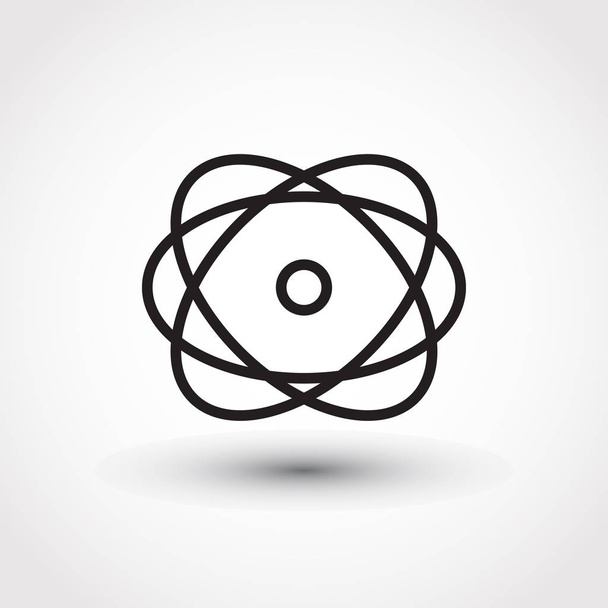 Atom Icon. Diseño web
 - Vector, imagen