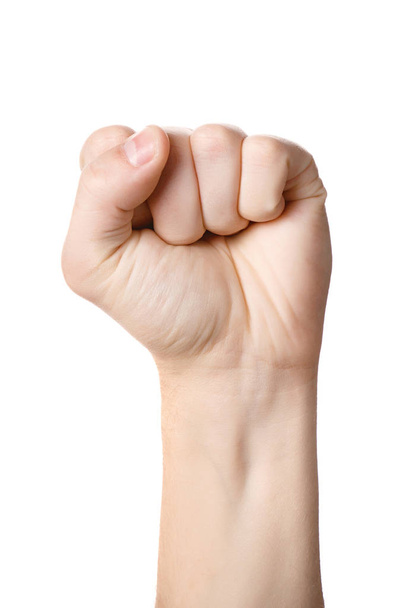 Hand with fist sign - Фото, изображение
