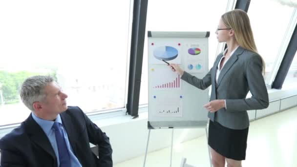 Equipo de negocios en la presentación
 - Metraje, vídeo