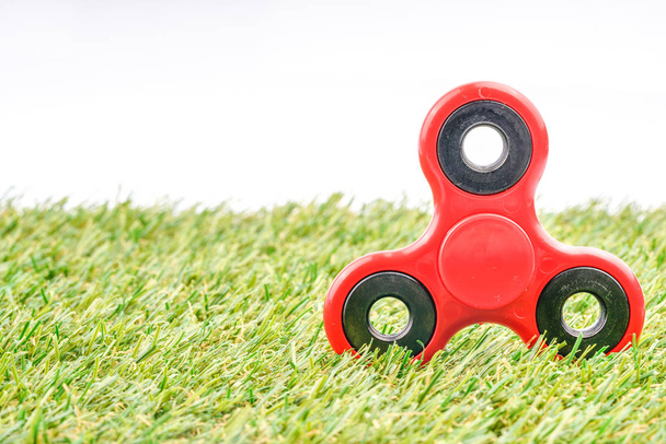 Fidget spinner with autistic therapy concept  - Photo, Image