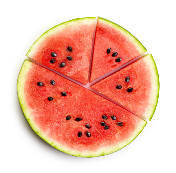 stukken van watermeloen - Foto, afbeelding