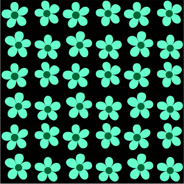 seamless colorful flower pattern - Vector, Image