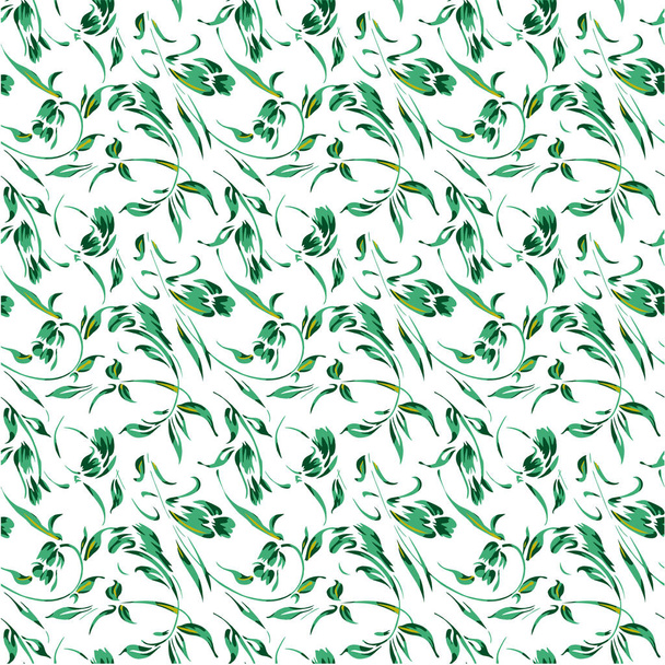 Elegant Flower pattern with beautiful background  - Vector, Image