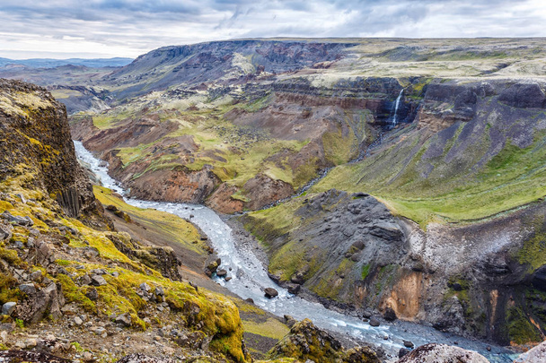 Landmannalaugar canyon in Iceland - Foto, Imagem