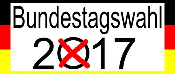 Elections in Germany 2017  Bundestagswahl - Φωτογραφία, εικόνα