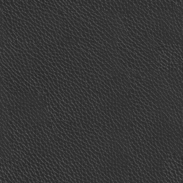 Natural qualitative black leather texture. Seamless square backg - Photo, Image