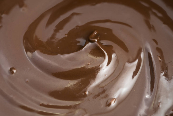 dark chocolate background. macro view - Photo, image