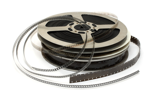 Stack of old movie films - Foto, Imagen