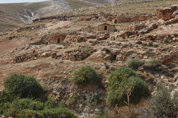 Luolat, joissa kristitty viisaat jossa asuu menneisyydessä, Israel
 - Valokuva, kuva