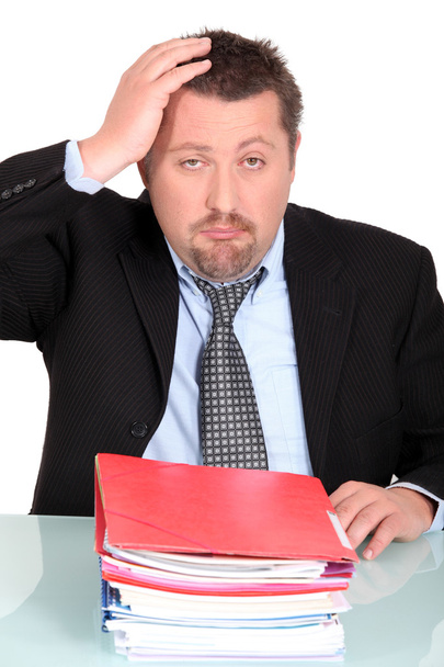 Stressed businessman - Photo, image
