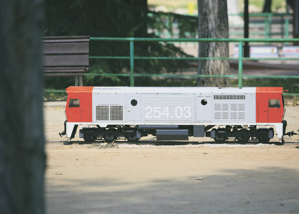 Miniaturní repliku vlak z skutečný vlak ve Španělsku - Fotografie, Obrázek