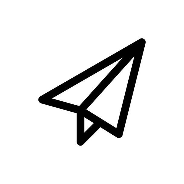 icône avion papier - Vecteur, image