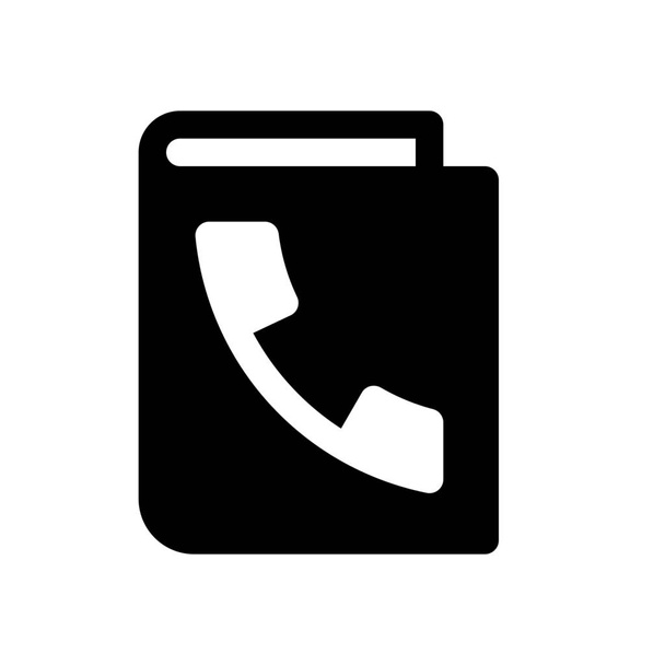 Telefonkönyv-web ikon - Vektor, kép