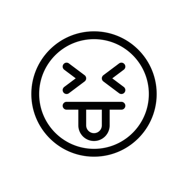 Goofy emoji ikony - Vektor, obrázek