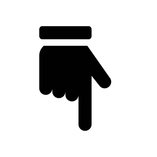 Rückhandzeiger-Symbol - Vektor, Bild