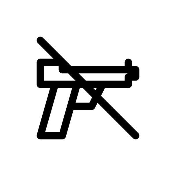 Gun-web ikon - Vektor, kép
