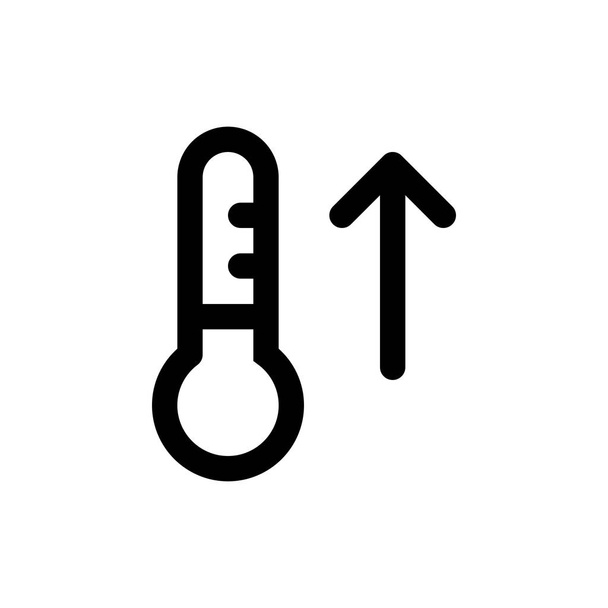 teplota se jednoduché ikony - Vektor, obrázek