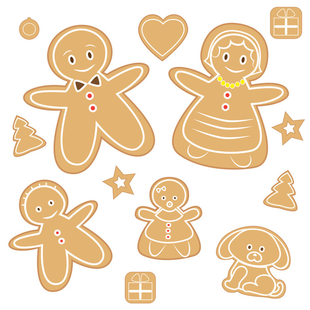 Gingerbread man - Vector, Image