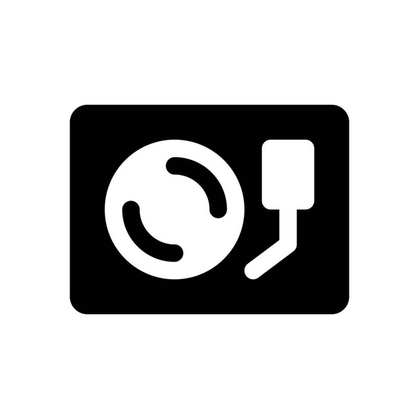 turntable web icon  - Vector, Image