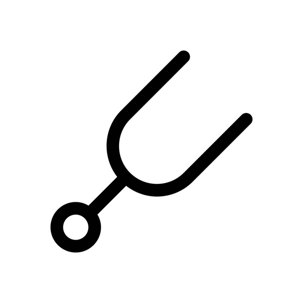 tuning fork icône web
 - Vecteur, image