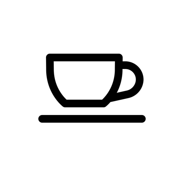 thee eenvoudige pictogram - Vector, afbeelding