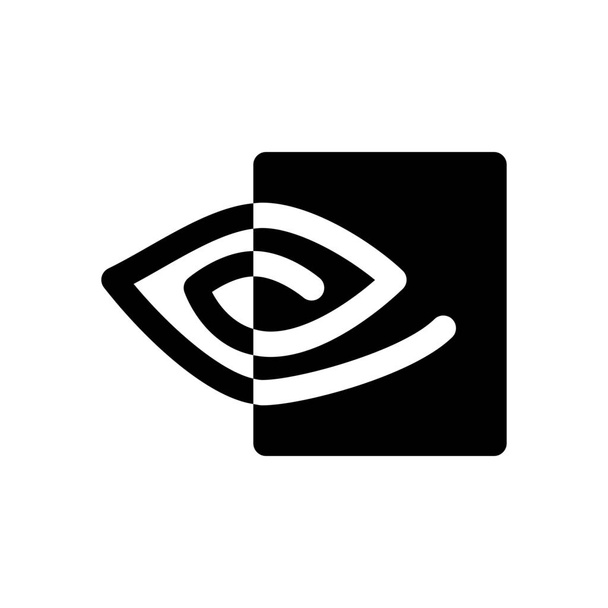 logo sieci web NVIDIA - Wektor, obraz