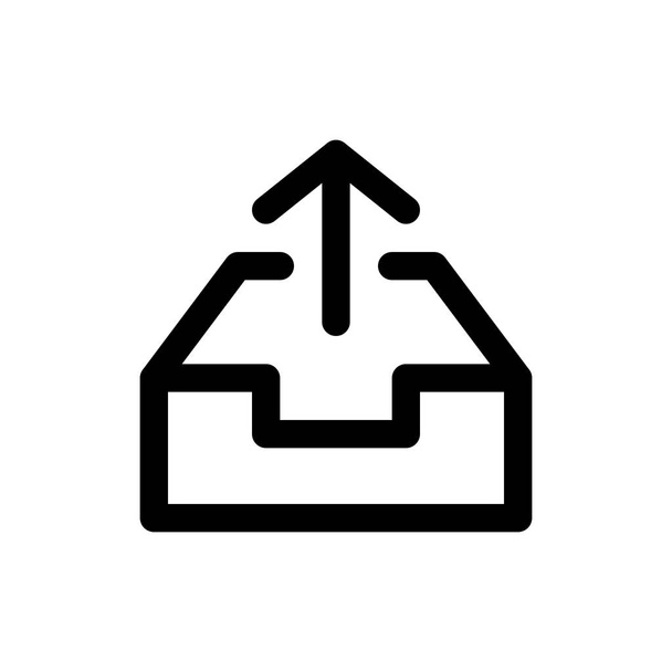 Posteingangswebsymbol - Vektor, Bild