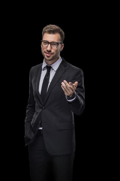 businessman in black suit - Foto, Imagen