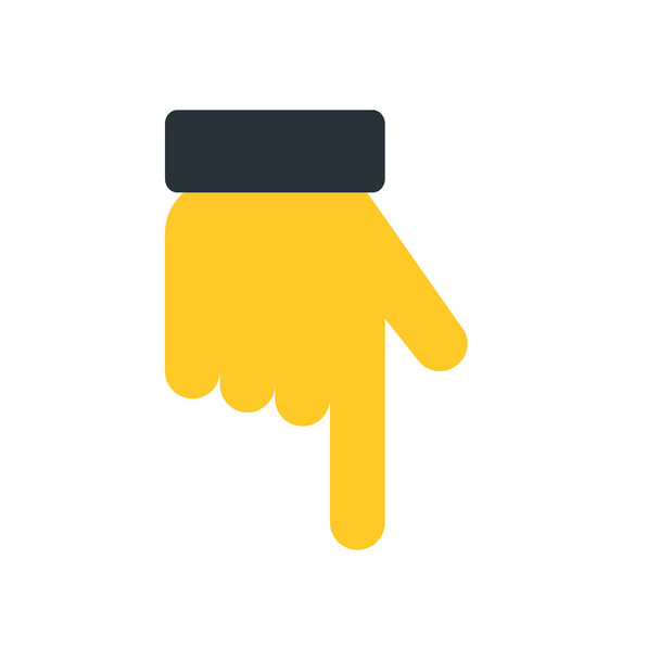 backhand pointer icon - Vector, Image