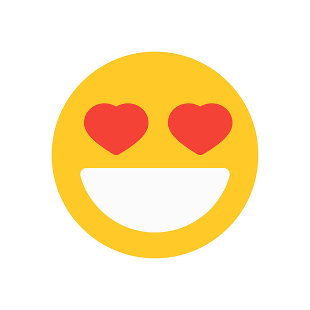 enamorarse icono emoji
 - Vector, Imagen