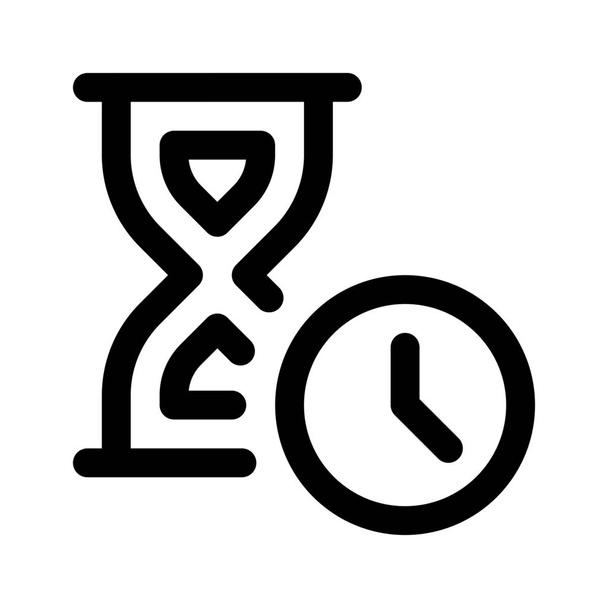 time management icon - Vector, Image