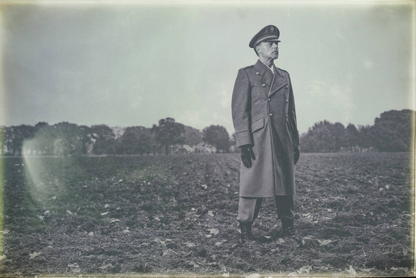 Offizier der 1940er Jahre - Foto, Bild