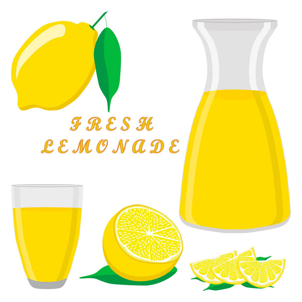 Тема лимонад
 - Вектор, зображення