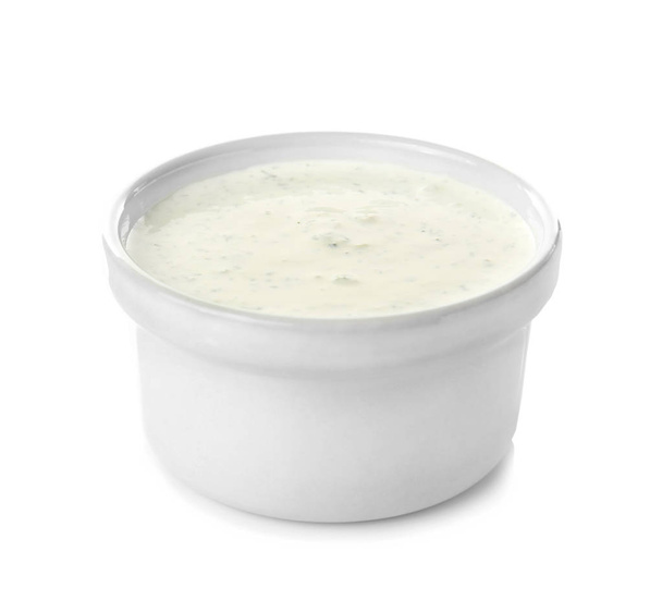 Delicious yogurt sauce - Фото, изображение