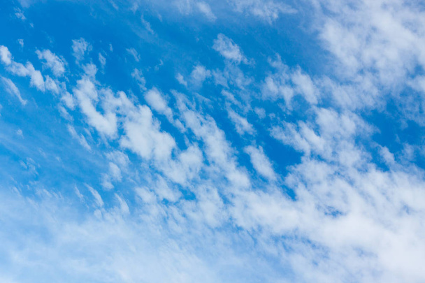 Beautiful blue sky with cloud for background. - Fotoğraf, Görsel