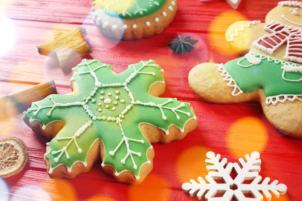 Tasty gingerbread cookies - Φωτογραφία, εικόνα