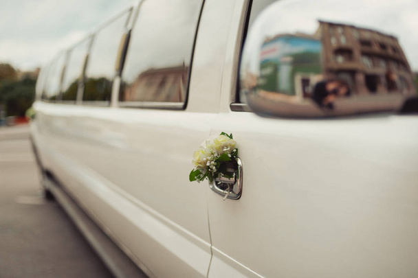Décoration de voiture mariage - Photo, image