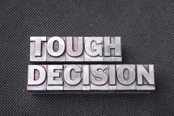 tough decision bm - Photo, Image