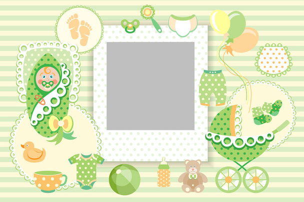 Комплект для немовляти зелений
 - Фото, зображення