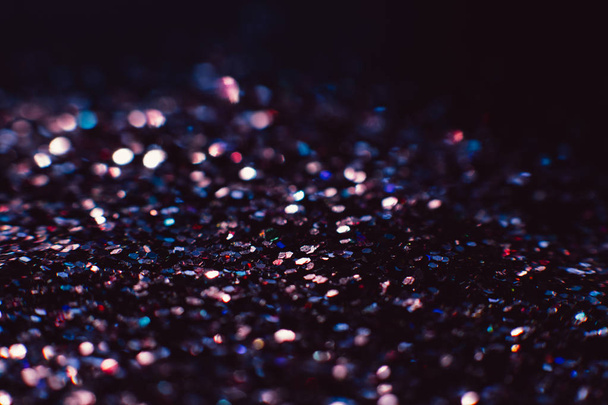 Abstract shining glitters violet makeup background - 写真・画像