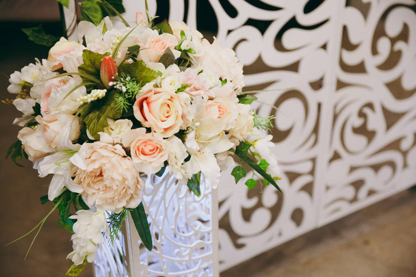 Güzel dekorasyon düğün çiçek - Fotoğraf, Görsel
