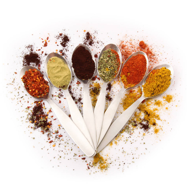 spoons with spice - Photo, Image