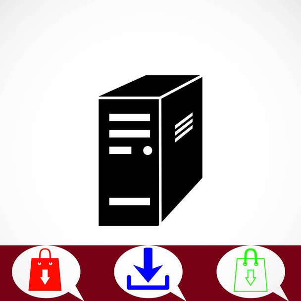  Ícone do servidor de computador
 - Vetor, Imagem