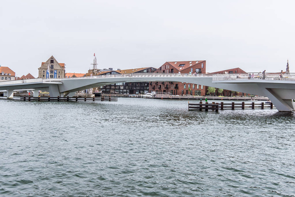 Inner harbor bridge in Copenhagen - Fotoğraf, Görsel