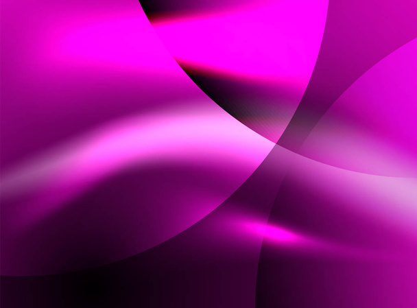 Shiny vector silk wave abstract background - Wektor, obraz