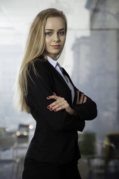 pretty blonde businesswoman - Zdjęcie, obraz