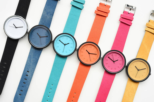 Set of multicolored wristwatches  - Photo, Image